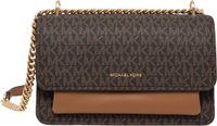 Michael Kors Claire Dames Schoudertas Bruin