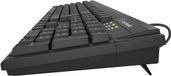 KeySonic KSK-8008U-IP Clavier Domicile/Travail USB Noir