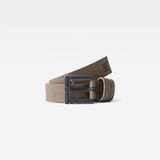 G-Star New Duko Belt Graphite Leer Heren