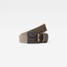 G-Star New Duko Belt Graphite Leer Heren