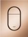 GROHE plaque de commande grohe arena cosmopolitan s dualflush warm sunset brossé