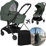 Lionelo Sia Flex Kinderwagen & Buggy – Cabinewagen – Reiswieg & Wandelwagen – Ultralicht 6,1 kg – Compact Inklapbaar – 3D Ventilatie – AiryDots Matras – Eénhandsbediening – Incl. Accessoires