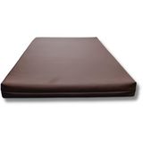 Topmast Support Plus - Orthopedisch Hondenkussen - 100 x 75 x 10 cm - Hondenbed - Bruin - Hondensofa - Hondenmand - Leatherlook Hondenmatras