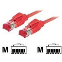 Tecline exertis Connect - Verbindingskabel - RJ-45 (M) naar RJ-45 (M) - 25 m - SFTP - CAT 6 - halogeenvrij - rood