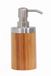 MSV Bambou Zeepdispenser – Zeephouder en Lotion Dispenser voor Badkamer Accessoires en Keuken – Bamboe Stijl