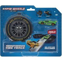 Top1Toys Rapid Wheels Auto launcher met die cast auto in autoband opberg assorti