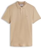 Tommy Hilfiger Heren Polo Korte Mouw Katoen XXL Beige