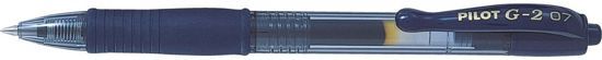 Pilot G-2 roller ball pen rubberized grip & retractable - BlueBlack