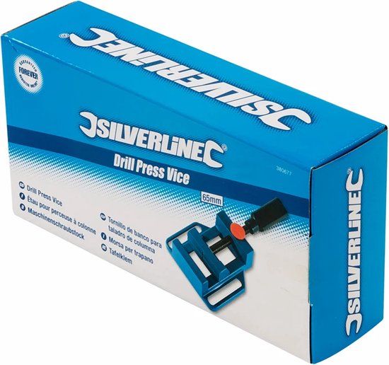 Silverline Compacte bankschroef - gegoten aluminium - 65 mm