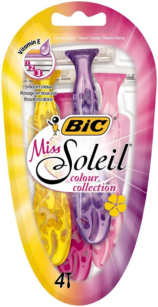 BIC Miss Soleil Colour Collection Wegwerpscheermesjes - 3086123303843