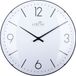 NeXtime Atoomklok wit - 35cm - Radiogestuurd - Wandklok