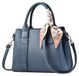 Sac à main pour femme avec bandoulière - Polyuréthane - Bleu