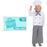 PRETEND TO BEE Chef/Baker verkleedkostuum voor kinderen/peuters, 2-3 jaar