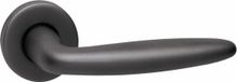 Intersteel Poignée de porte Sigaar sur rosace titane anthracite PVD