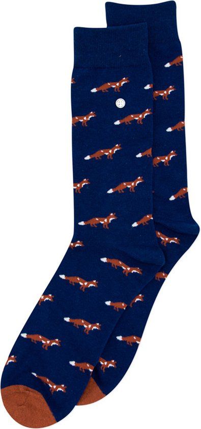 Alfredo Gonzales Foxy Sokken AG-Sk-FOX-01 109 Navy/Brown S(38-41)