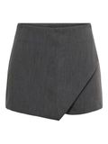 ONLY Onlmist-Yasmine Mw Wrap Skorts TLR Noos minirok voor dames, dark grey melange, 36