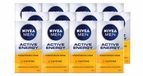 NIVEA MEN - Active Energy - Gezichtscrème met Cafeïne - 50 ml - Voordeelverpakking - 12 stuks