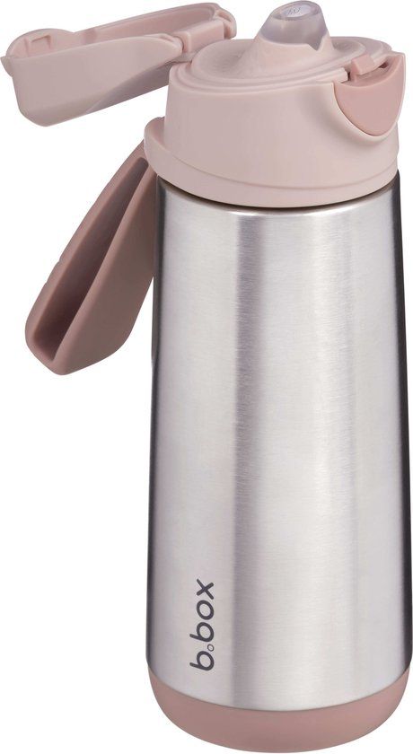b.box Thermos-Sportdrinkfles en Waterfles met Sportdop | Kantel en Neem een Slokje | Houdt Drankjes tot 15 Uur Koud, tot 8 Uur Warm | 500 ml