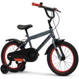 OEM BMX Vélo pour enfants 16 pouces gris 5-7 ans
