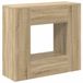 vidaXL Table console Chêne Sonoma Bois Rectangulaire Moderne 82 x 29 x 74 cm