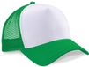 Beechfield Top Tex Group Sprl 5x Truckers baseball caps groen/wit voor volwassenen