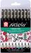 Sakura Bruynzeel Sakura Viltift met brushpen Pigma etui à 9 kleuren | 6 stuks
