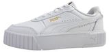 Puma Carina Mia Jr. Sportschuhe Kinder Sneaker low Weiß Freizeit