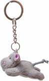 Nature Planet Sleutelhanger Nijlpaard - knuffel - pluche - 6 cm - zacht
