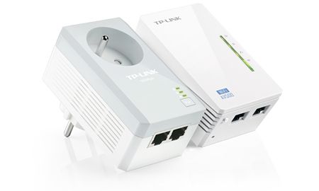 TP-Link TL-WPA4225 KIT - 500 Mbps Powerline Adapter with Wi-Fi - 2 Pack