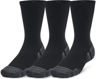 Under Armour UA Performance Tech 3pk Crew-BLK Unisex Sportsokken - Zwart - Jet Grijs