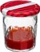 Secret de Gourmet Inmaakpot/voorraadpot - 6x stuks - 280 ml - glas - met schroefdeksel - weckpot