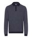 Brax Modern Fit Poloshirt lange mouw donkerblauw, Effen