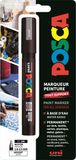 Posca Uni Posca Uni Posca Verfmarker 5M Zilver Blister