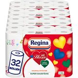 Regina met hartjes, 32 rollen huishouddoekjes, 3-laags