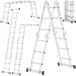 HIGHER Vouwladder Aluminium Werkhoogte 4,50m Belastbaarheid 150kg