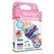 Galt Speelgoed, sprankelende scrunchies, knutselsets voor kinderen, leeftijd 5 jaar, zilver, wit