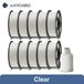 Filament d'imprimante 3D - PLA pour FDM - Gros conditionnement de 10 kg - Transparent