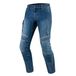 REBELHORN Vandal Motorjeans voor heren, voering van aramidevezel, SAS-TEC niveau 2, kniebeschermers en niveau 1 heupbeschermers, tas, 2 ventilatiekanalen, taps toelopende pasvorm