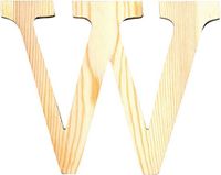 Artemio Houten Letter W 19 cm