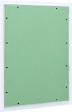 vidaXL Access Panel Green and Silver 55 x 75 cm Aluminium and Plasterboard