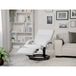 Beliani MIGHT - Fauteuil TV - Blanc - Similicuir