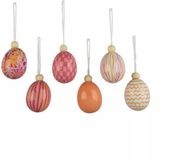 Decoris Hangdecoratie ei foam roze
