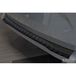Mat zwarte aluminium achterbumperbescherming compatibel met Ford Tourneo Custom II (V710) 2023- 'Riffled Plate'