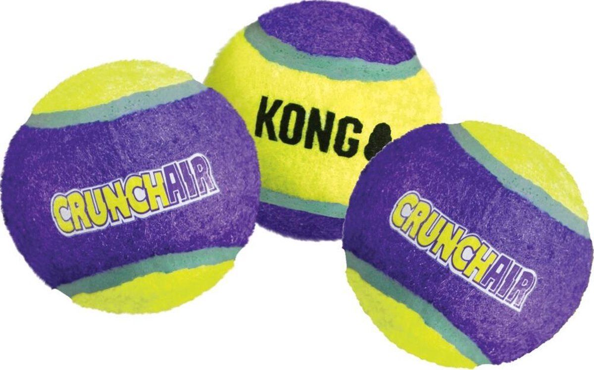 Kong Crunchair tennisballen 5x5x5 cm 3 st