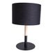 Näve 3184322 Lampe de table E14 40W LED Noir/Naturel Métal/Textile/Bois
