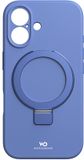 White Diamonds Mag Urban Stand Backcover Apple iPhone 16 Blauw