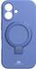 White Diamonds Mag Urban Stand Backcover Apple iPhone 16 Blauw