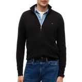Tommy Hilfiger Heren Cardigan XL Katoen/Cashmere Rits Casual Herfst/Winter