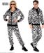 W Finidi Trainingspak zebra Milan S Unisex Polyester Wit/Zwart