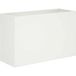 Maison Exclusive - Cache-pot de jardin blanc 80 x 30 x 40 cm acier laminé à froid